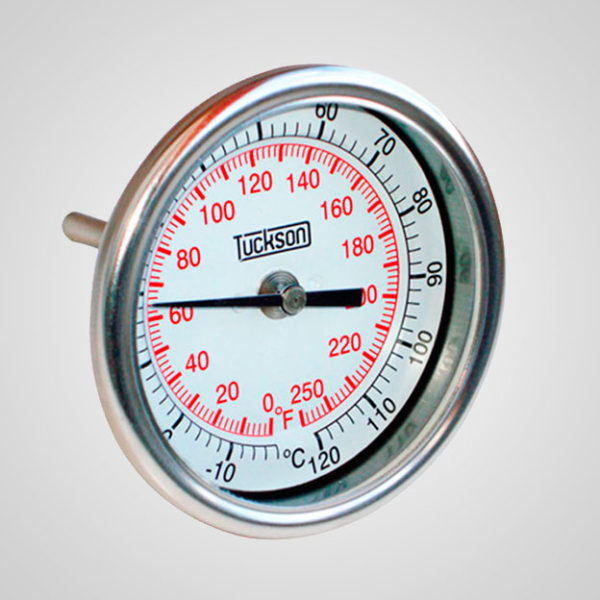 BIlinli Edelstahl Bimetall-Thermometer 1 4PT Gewinde L = 100mm 0~50 ~ 300 ℃ WSS-303 Temperaturmessgeräte Bimetall-Thermometer-Rohr-Thermometer 