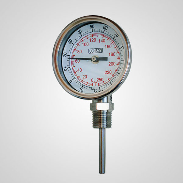 NAttnJf Thermometer Industrial Numeral Pointer Bimetallic Thermometer Boiler Pipe Radial Direction 