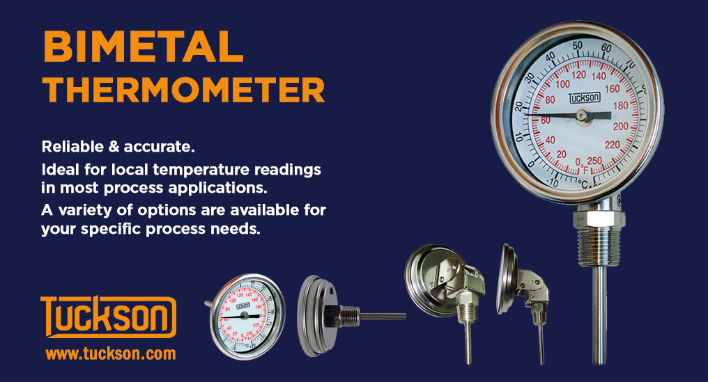 what is a bimetallic thermometer TUCKSON